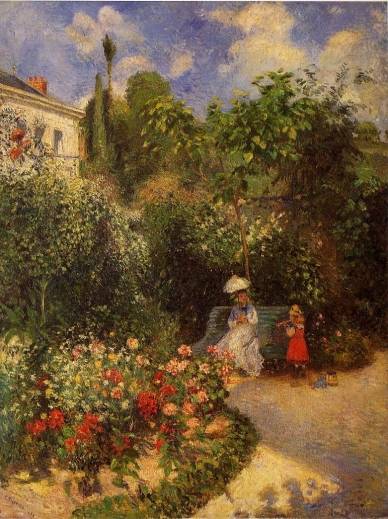 Camille Pissarro - The Garden at Pontoise