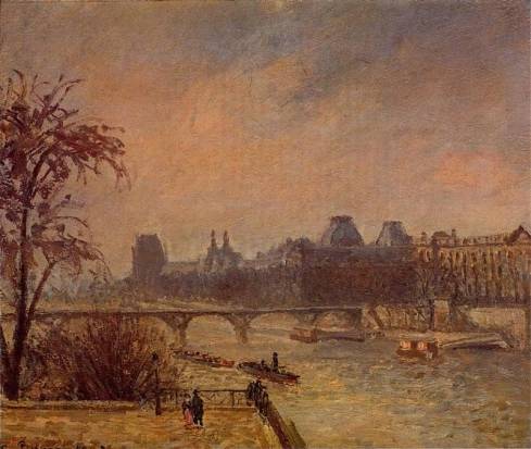 Camille Pissarro - The Seine and the Louvre, Paris