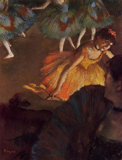 Edgar Degas - Ballerina and Lady with a Fan