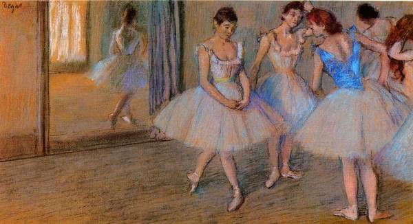 Edgar Degas - Dancers in a Studio 1