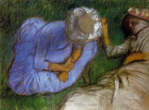 Edgar Degas - Young Women Resting in a Field