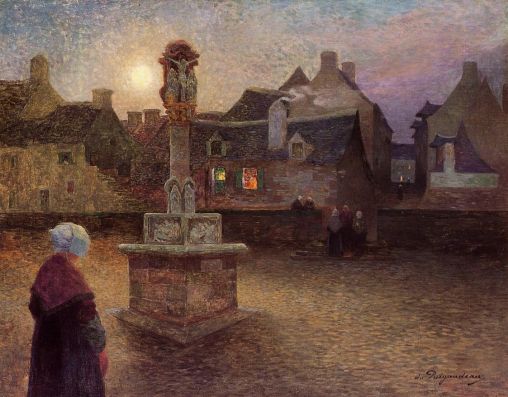 Ferdinand du Puigaudeau - The Wayside Cross at Rochefort-en-Terre