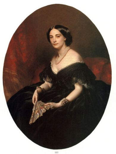 Franz Xavier Winterhalter - Portrait_of_A_Lady