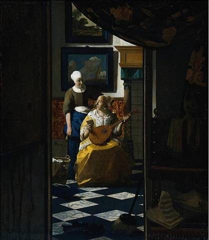 Johannes Vermeer - The Love Letter