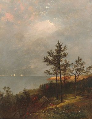 John Frederick Kensett - Gathering Storm On Long Island Sound