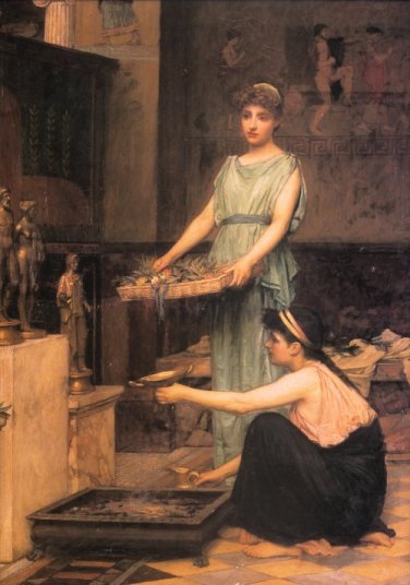 John William Waterhouse - The Household Gods