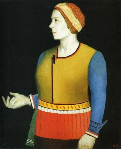 Kazimir Malevich - Portrait Of The Artists Wife