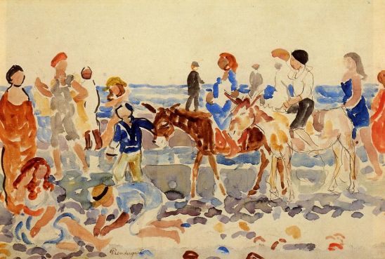 Maurice Prendergast - The Donkey Driver