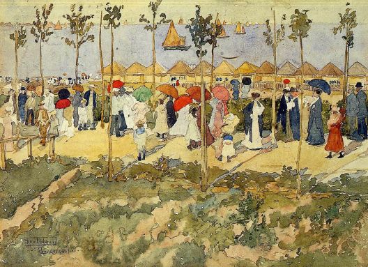 Maurice Prendergast - The Lido, Venice