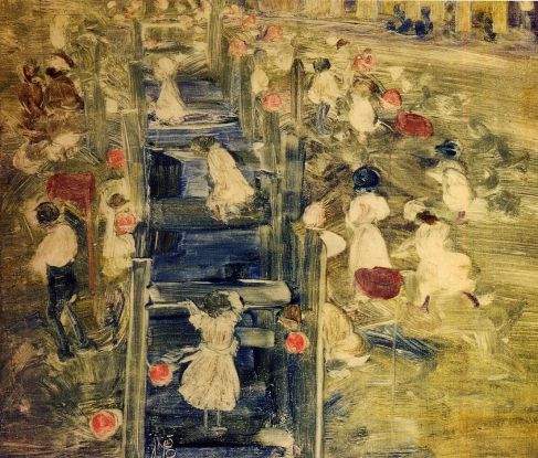 Maurice Prendergast - The Race