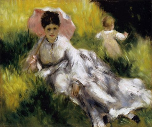 Pierre-Auguste Renoir - Woman with Parasol