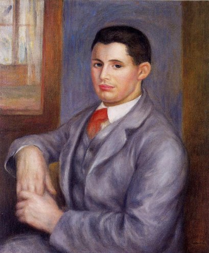 Pierre-Auguste Renoir - Young Man in a Red Tie