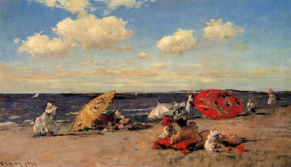 William Merritt Chase - At the Seaside