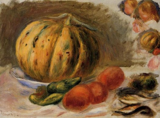 Pierre-Auguste Renoir - Melon and Tomatos