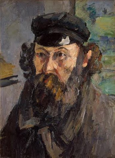 Paul Cezanne - Self Portrait in a Casquette