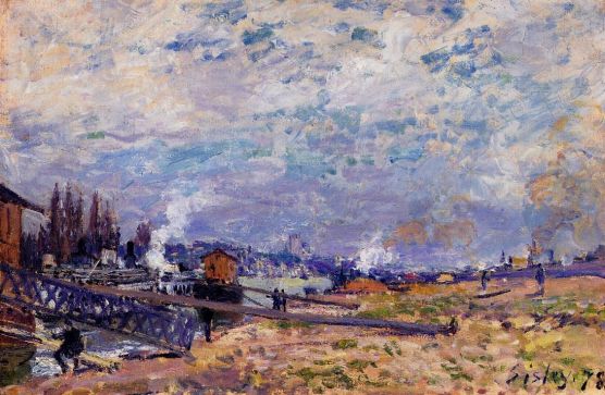 Alfred Sisley - The Seine at Grenelle