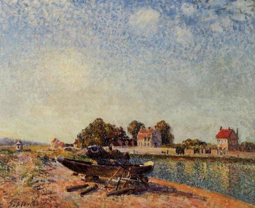 Alfred Sisley - The Loing at Saint-Mammes 5