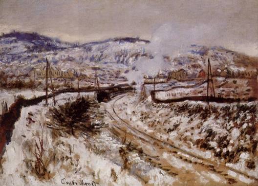 Claude Monet - Train in the Snow, Argenteuil