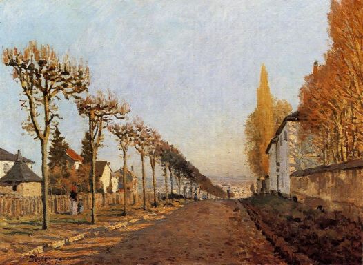 Alfred Sisley - Chemin de la Machine, Louveciennes