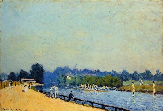 Alfred Sisley - The Road from Hampton Court 2