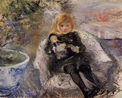 Berthe Morisot - Young Girl with Doll