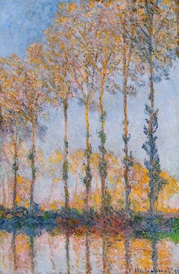 Claude Monet - Poplars, White and Yellow Effect