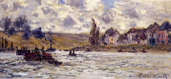 Claude Monet - The Village of Lavacourt