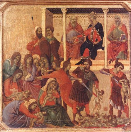 Duccio di Buoninsegna - Slaughter of the Innocents