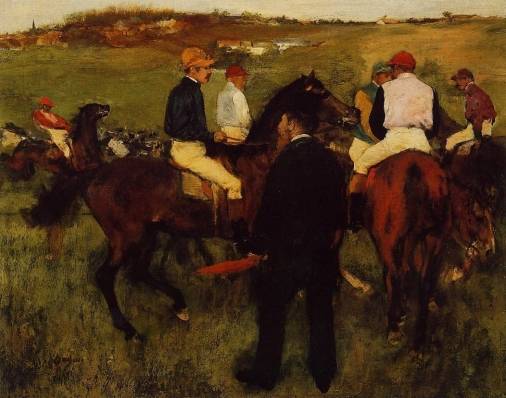 Edgar Degas - Out of the Paddock