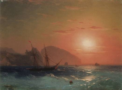 Ivan Constantinovich Aivazovsky - View Of The Ayu Dag, Crimea