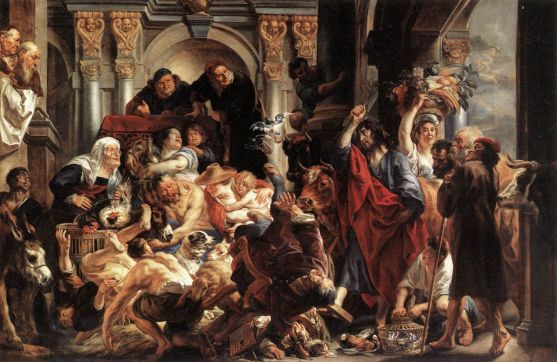 Jacob Jordaens - Christ Driving the Merchants from the Temple