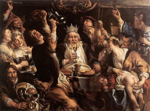 Jacob Jordaens - The King Drinks 1