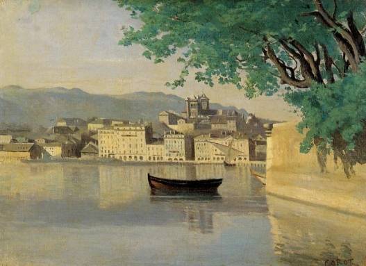 Jean-Baptiste-Camille Corot - Geneva - View of Part of the City