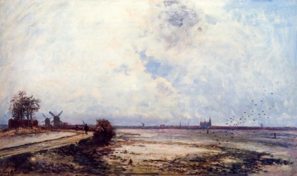 Johann-Barthold Jongkind - Dutch Landscape