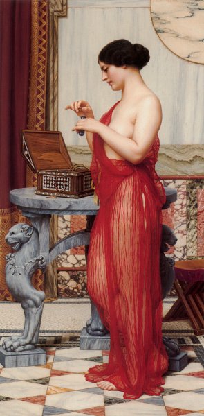 John William Godward - The New Perfume