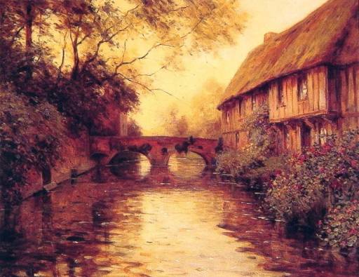 Louis Aston Knight - Houses by the River