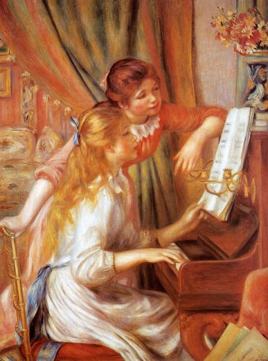 Pierre-Auguste Renoir - Girls at the Piano