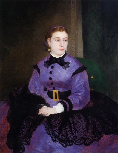 Pierre-Auguste Renoir - Portrait of Mademoiselle Sicotg