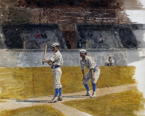 Thomas Eakins - Baseball Players Practicing