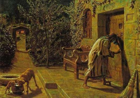 William Holman Hunt - The Importunate Neighbour