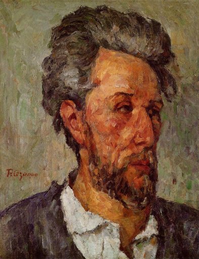 Paul Cezanne - Portrait of Victor Chocquet 1