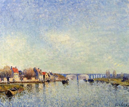 Alfred Sisley - Banks of the Loing at Saint-Mammes 2