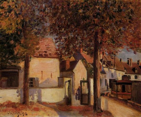 Alfred Sisley - Rue de la Tannerie, Moret