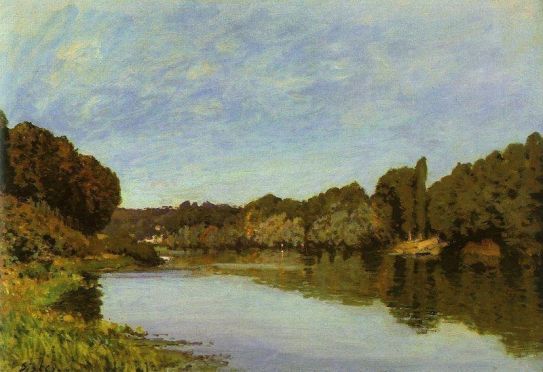 Alfred Sisley - The Seine at Bougival 4
