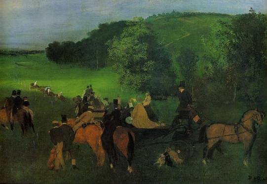 Edgar Degas - On the Racecourse