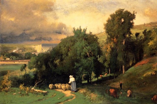 George Innes - Hillside At Etretet