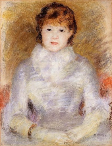 Pierre-Auguste Renoir - Portrait of a Young Woman aka Ellen Andree