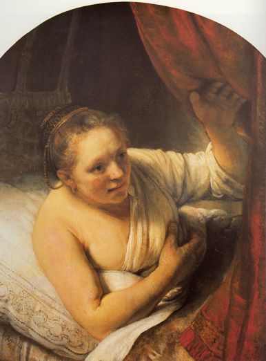 Rembrandt van Rijn - Sarah Waiting for Tobias