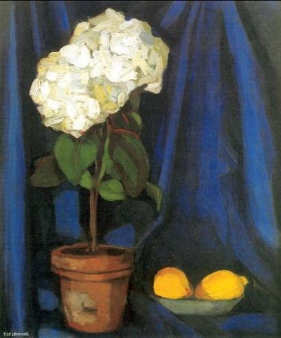 Tamara de Lempicka - Bouquet of Hortensias and Lemon, 1922