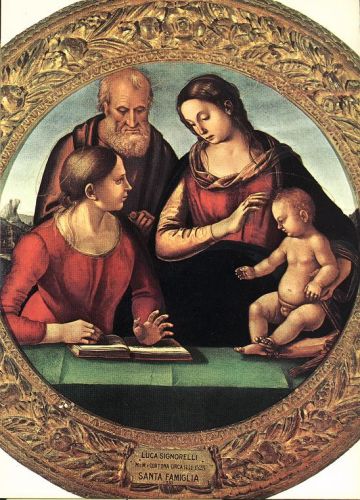 Madonna and Child with St Joseph and Another Saint